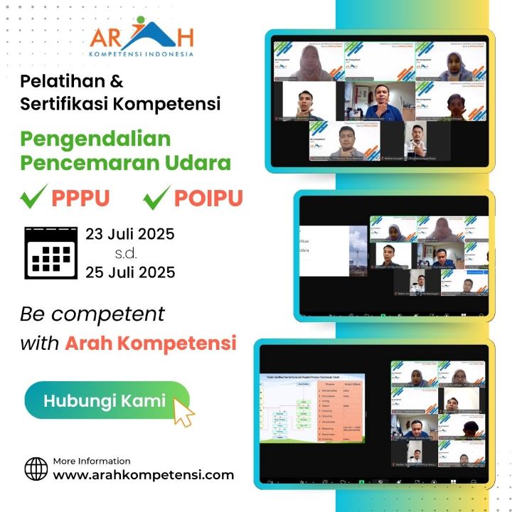 Pelatihan Pengendalian Pencemaran Udara Bersertifikasi BNSP Juli 2025