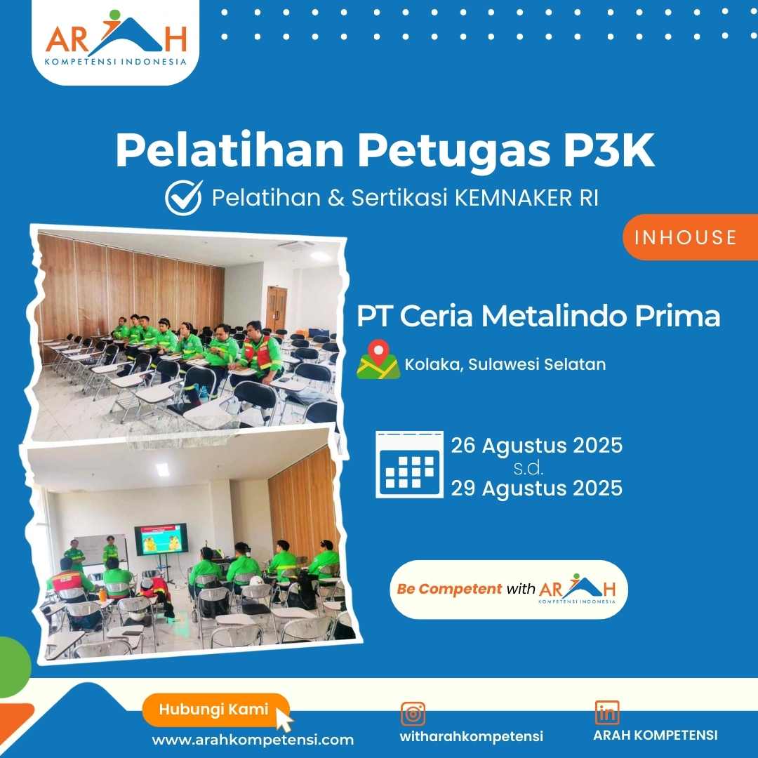 Inhouse Pelatihan Petugas P3K di PT Ceria Metalindo Prima