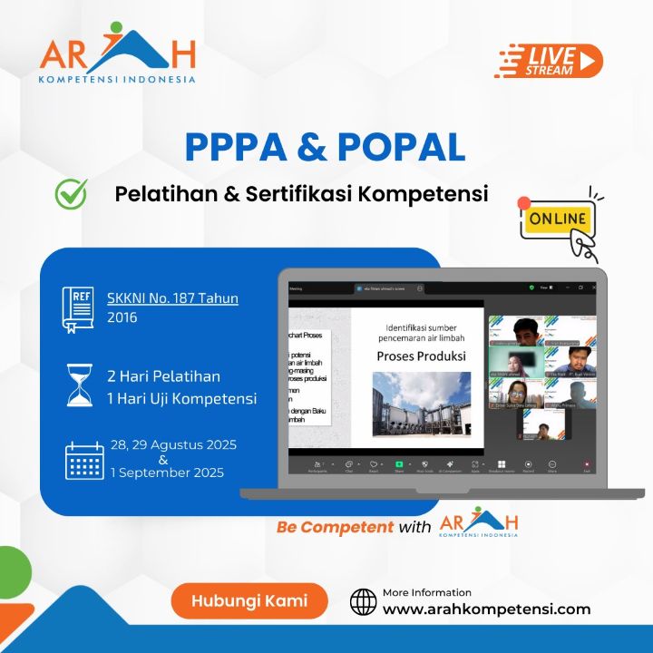 Online Training & Sertifikasi Kompetensi BNSP Skema PPPA dan POPAL Agustus 2025